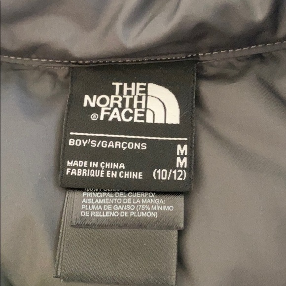 The North Face Grey youth Boys coat Size Medium - Picture 4 of 8
